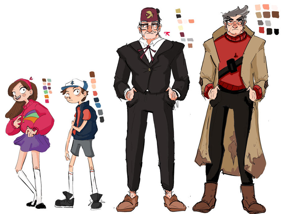 Gravity Falls Character Sheet