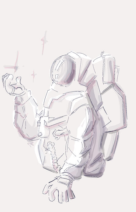 Space Suit Doodle